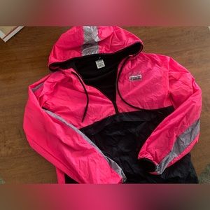 💕Victoria’s Secret Neon Pink Rain Jacket💕